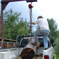 Loading Wood